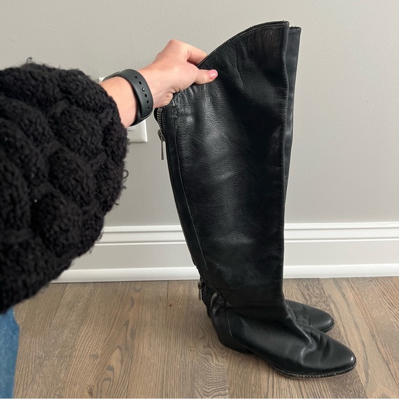 Dolce Vita Knee High Leather Boots - Picture 2 of 3